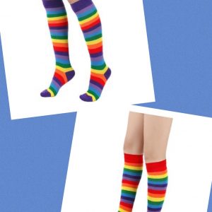 SOCKS - KIDS Long Tube colorful striped over-the-knee Socks 6-15YRS