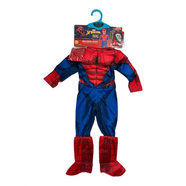 Super Hero Boy – Spider-Man Boy's Deluxe 3D Halloween Premium Styled Costume