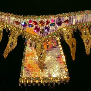 Carnival Waist Piece - Caribbean Sunset Rhinestone Carnival Waist Piece.