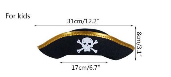 Pirate Hat – Child Felt Pirate Cap - Image 5