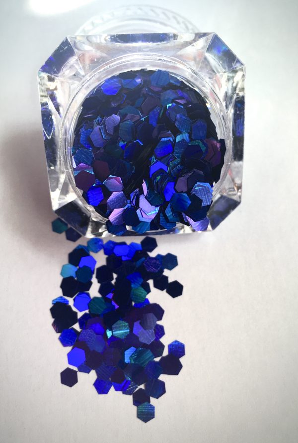 Chunky Glitter HOLOGRAPHIC Electric Blue