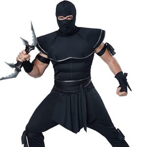HALLOWEEN – Men’s Adult Ninja Warrior Costume - SIZE LARGE