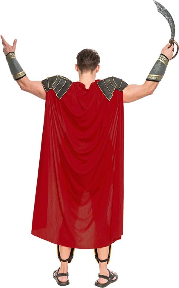 HALLOWEEN – Men’s Brave Men’s Roman Gladiator Costume STANDARD Size - Image 3