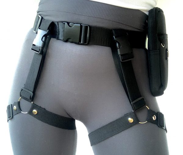 Leg Holster - JANGEAR Double Leg Holster with Garter Leg Strap and Pouch