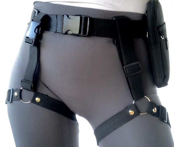 Leg Holster - JANGEAR Double Leg Holster with Garter Leg Strap and Pouch - Image 13