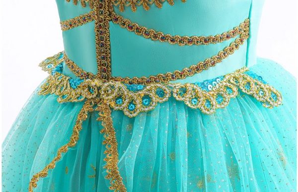 Storybook Girls DELUXE Princess Jasmine Aladdin Costume with accessories - Image 4