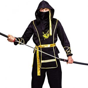 HALLOWEEN - Men's Golden Dragon Ninja Costume