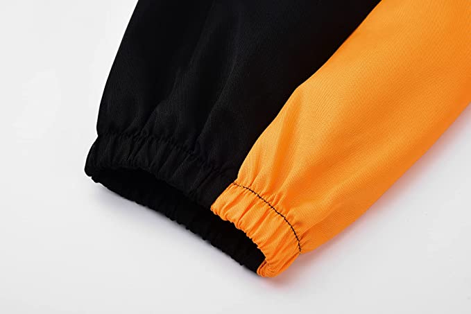 Career Day RACE CAR DRIVER – Boys Orange/Black Race Car Driver Jumpsuit with Peaked Cap - Image 4