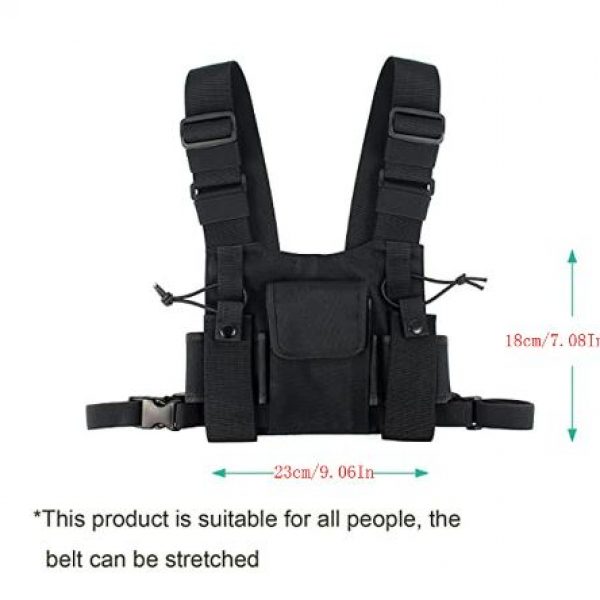 CROSSBODY BAGS – TACTICAL CHEST BAG Size: 23*18cm