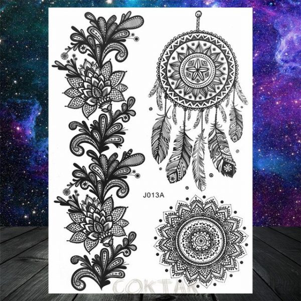 Metallic Flash Tattoo - BLACK #13A