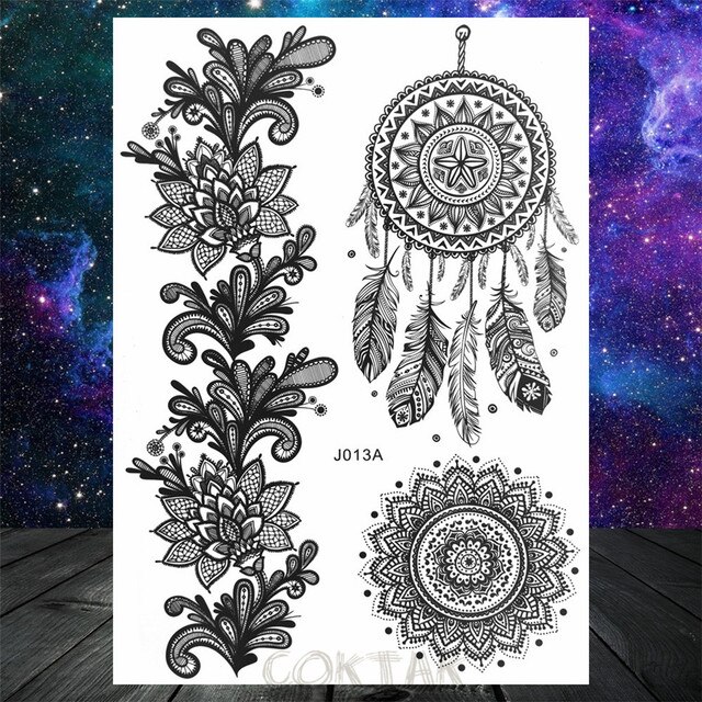 Metallic Flash Tattoo - BLACK #13A
