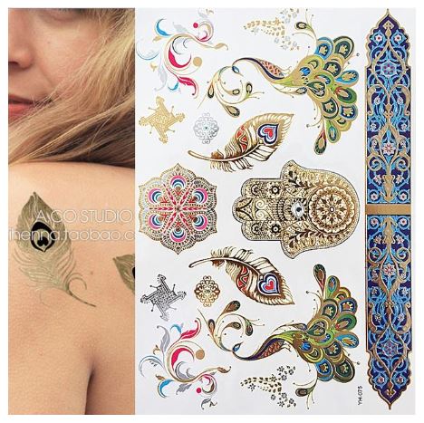 Metallic Flash Tattoo - BOHO #75