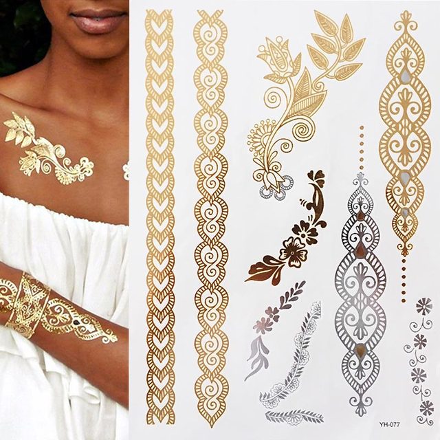 Metallic Flash Tattoo - BOHO #77