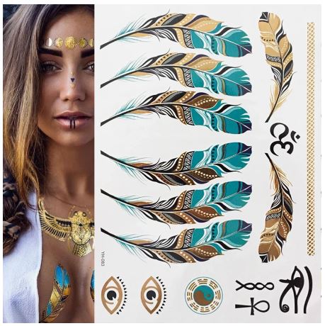 Metallic Flash Tattoo - BOHO #83