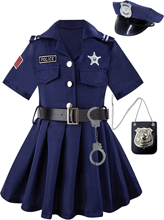 Career Day POLICE – Girls American Police Uniform - Image 4