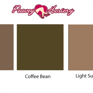 SKIN TONE TIGHTS - Women’s Peavey Hosiery Footed High Gloss FULL COVERAGE Tights