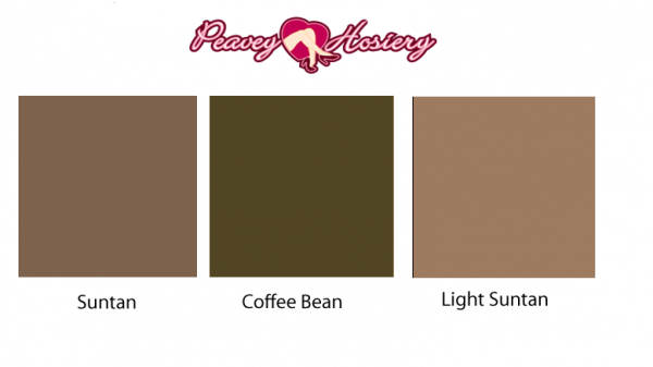 SKIN TONE TIGHTS - Women’s Peavey Hosiery Footed High Gloss FULL COVERAGE Tights