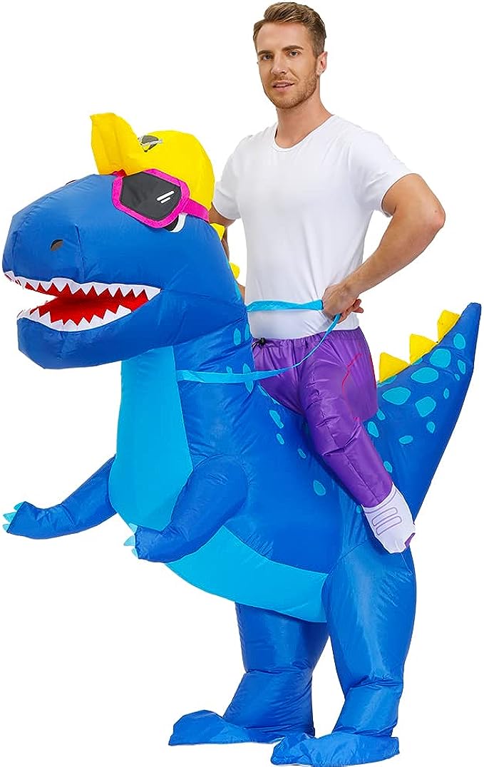 MASCOT - Inflatable Dinosaur Costume for Men/Women, - Image 3