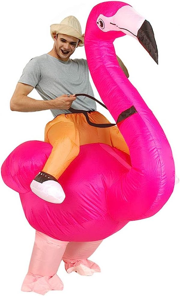 MASCOT - Inflatable Flamingo Costume For Adult