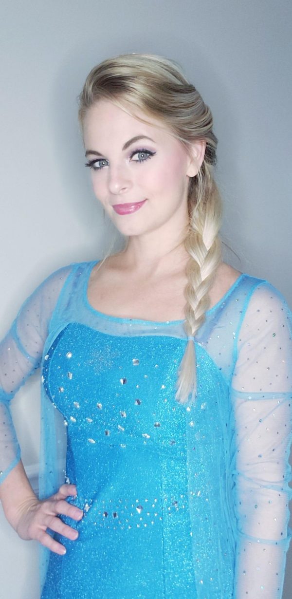 Women's Disney Ice Princess Elsa Inspired costume Dress SIZE SMALL - Image 7