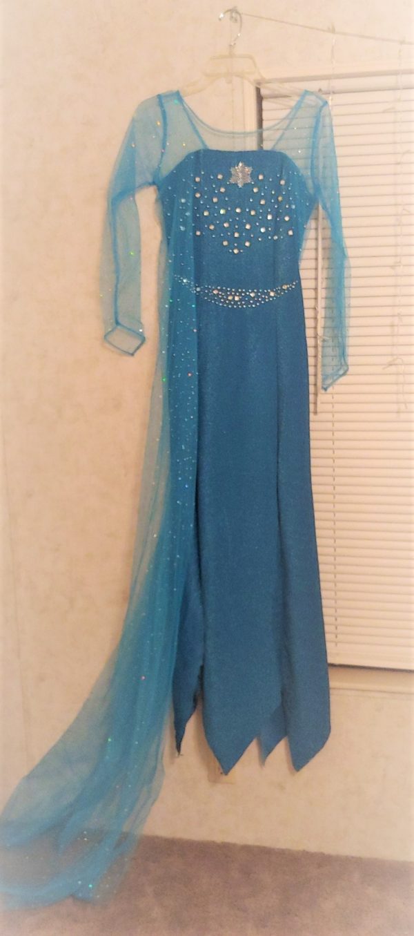 Women's Disney Ice Princess Elsa Inspired costume Dress SIZE SMALL - Image 4