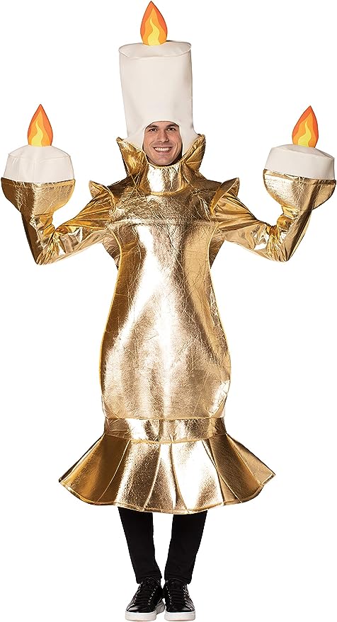 HALLOWEEN - Lumiere inspired Candelabra Costume Adult One Size - Image 2