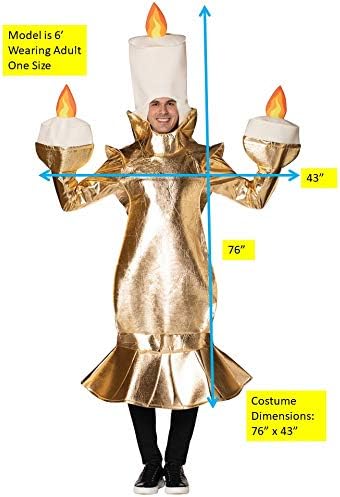 HALLOWEEN - Lumiere inspired Candelabra Costume Adult One Size - Image 5