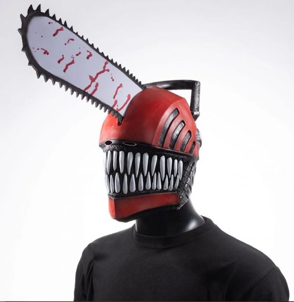 HALLOWEEN MASK - Chainsaw Man Role Saw Latex Helmet