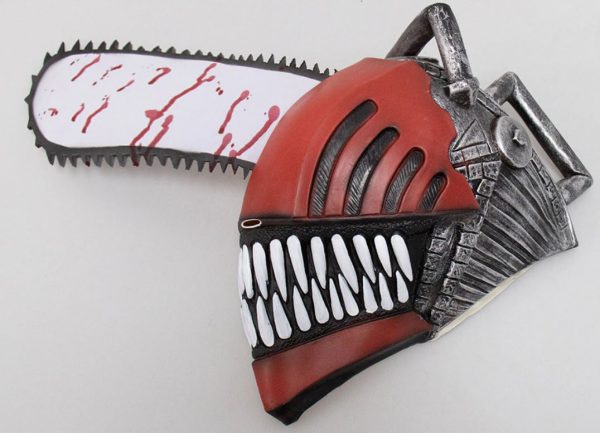 HALLOWEEN MASK - Chainsaw Man Role Saw Latex Helmet - Image 3