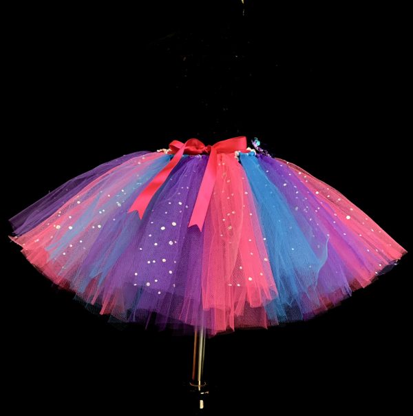 CUSTOM MADE Child tutu – TODDLER PURPLE/PINK/TURQUOISE Sparkle Tutu Fits up to 2-3yrs - Image 6