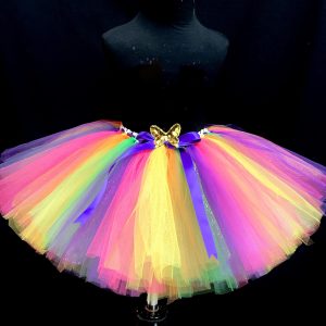 CUSTOM MADE Child tutu – TODDLER COLORFUL CANDY X-Fluffy Tutu Fits 3-4YRS