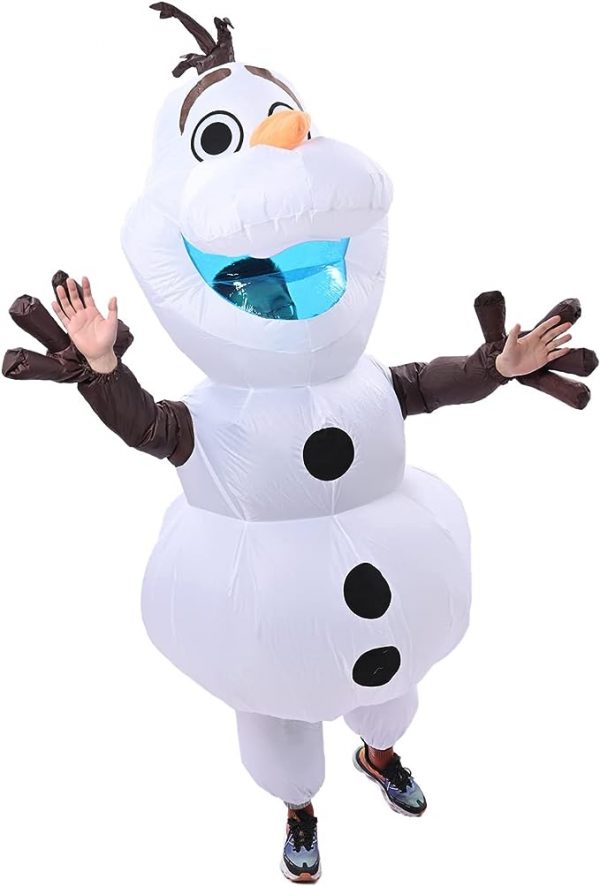 MASCOT- Inflatable Olaf Costume Adult Costume - Image 3