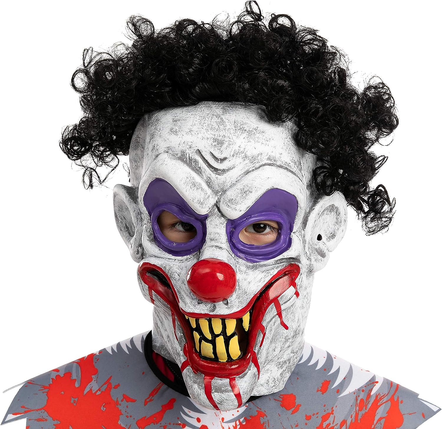 HALLOWEEN - Boys Scary Killer Clown Costume - Image 5