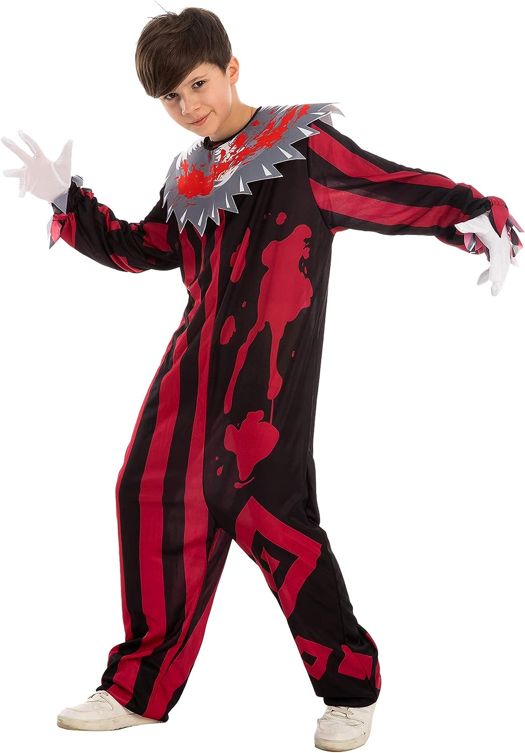 HALLOWEEN - Boys Scary Killer Clown Costume - Image 4
