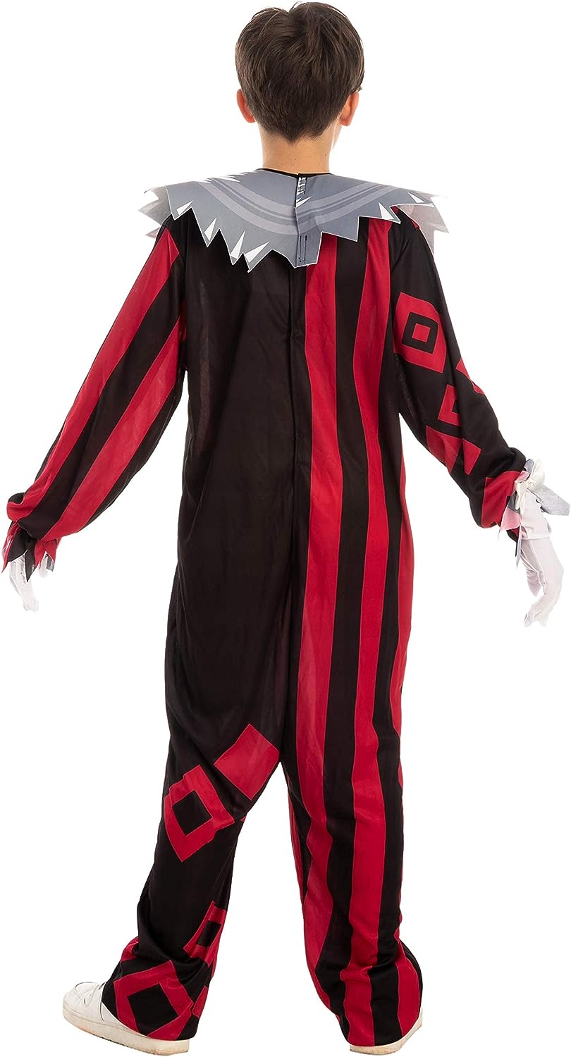 HALLOWEEN - Boys Scary Killer Clown Costume - Image 3