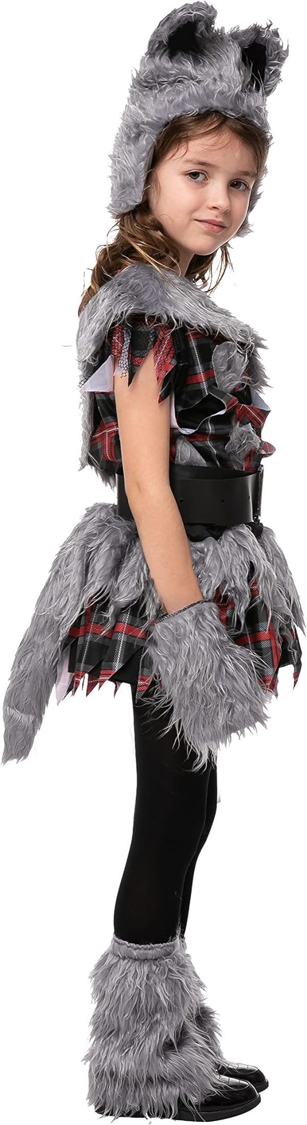 HALLOWEEN - Girls Cute Styled Kids Werewolf Costume SIZE: MEDIUM(8-10) - Image 3