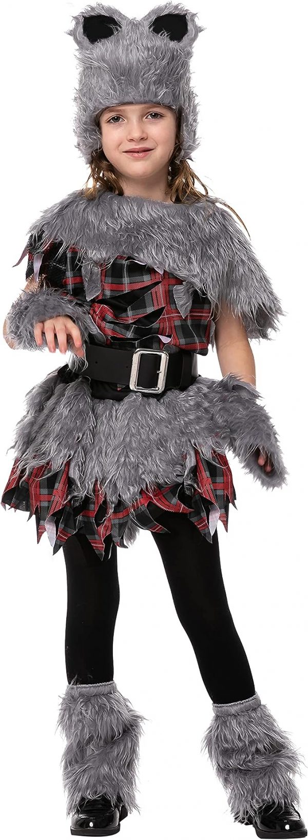HALLOWEEN - Girls Cute Styled Kids Werewolf Costume SIZE: MEDIUM(8-10) - Image 6