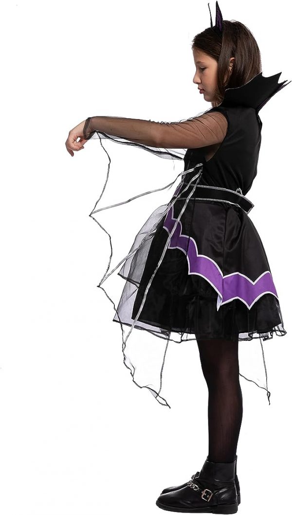 HALLOWEEN - Girls Miss Battiness Costume - Image 4