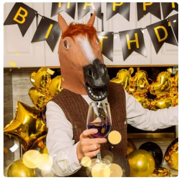 HALLOWEEN MASK – Animal mask Horse Head Party Mask