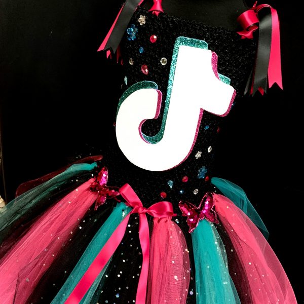 CUSTOM MADE Child tutu dress – TikTok inspired Tutu Dress for Girls 7-8Y