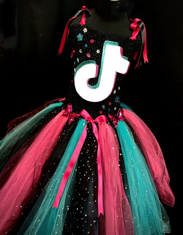 CUSTOM MADE Child tutu dress – TikTok inspired Tutu Dress for Girls 7-8Y