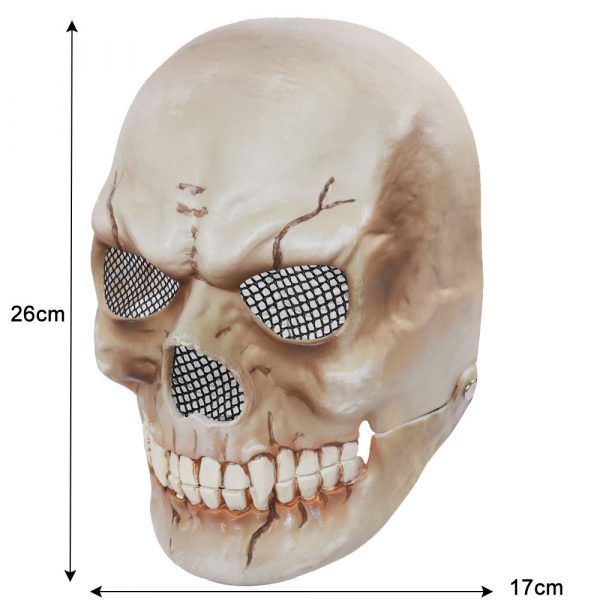 HALLOWEEN MASK - Movable Jaw Skeleton Skull Mask - Image 4