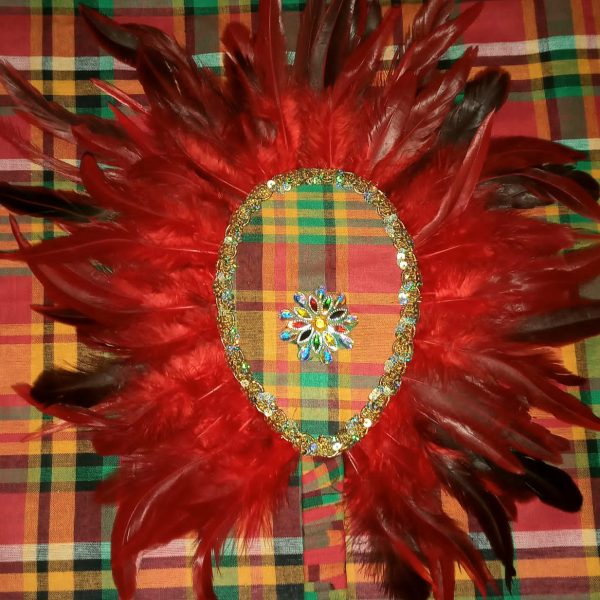 FANS – CUSTOM MADE Madras FEATHER Fans
