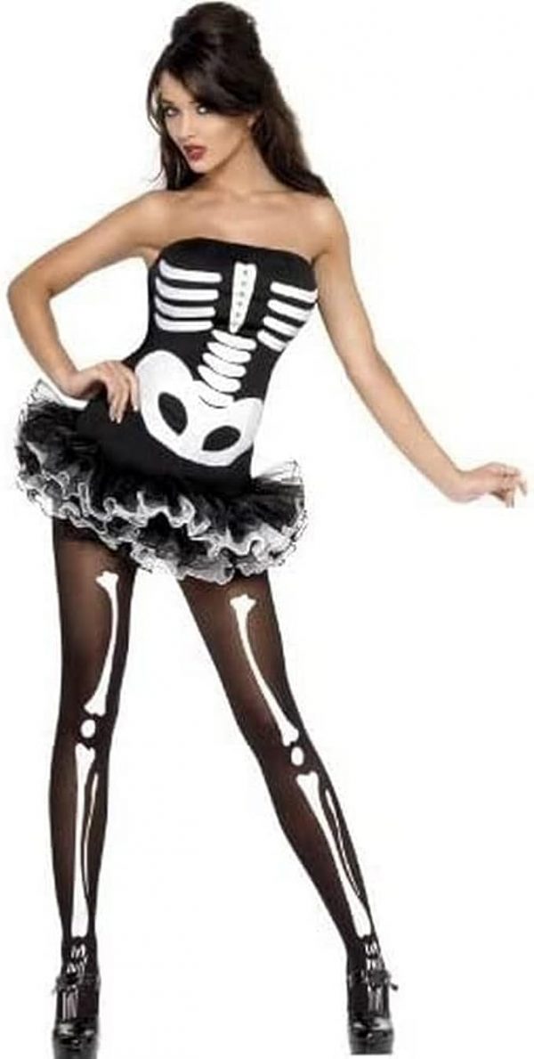 HALLOWEEN - Women's - Fever Skeleton Costume Adult Dia de los Muertos SIZE: SMALL - Image 2