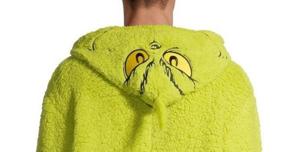 ADULT Onesie - Adult ALWAYS NAUGHTY GRINCH ONESIE SIZE:  MEDIUM - Image 7
