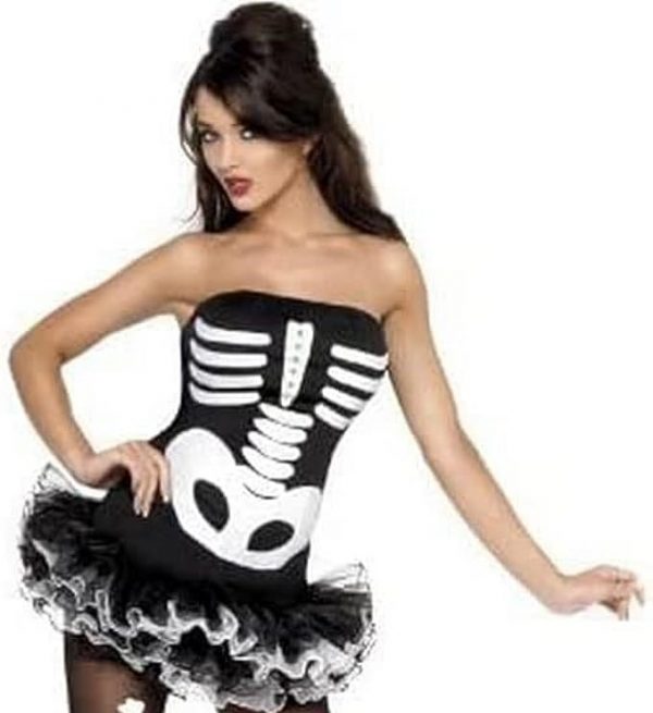 HALLOWEEN - Women's - Fever Skeleton Costume Adult Dia de los Muertos SIZE: SMALL