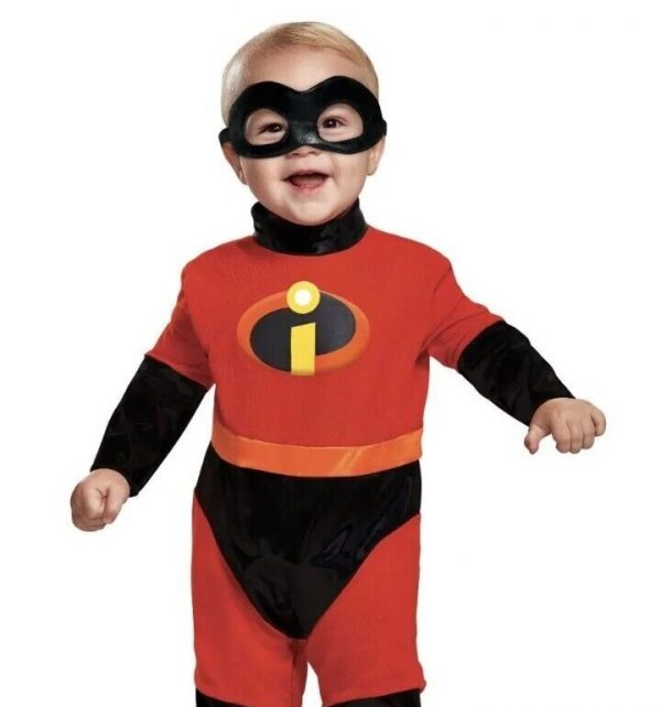 Super Hero Boy – INCREDIBLES Baby Boys' Baby Jack Deluxe Infant Costume SIZE 12-18 MONTHS