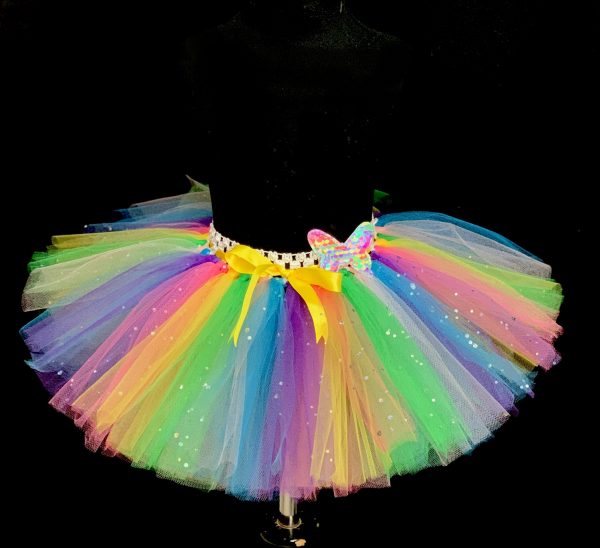 CUSTOM MADE Child tutu – TODDLER COLORFUL PASTEL Sparkle Tutu Fits up to 2-3yrs