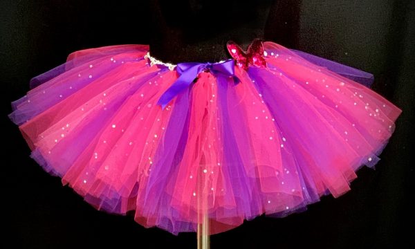 CUSTOM MADE Child tutu – TODDLER PURPLE-PINK Sparkle Tutu Fits up to 1yr - Image 2