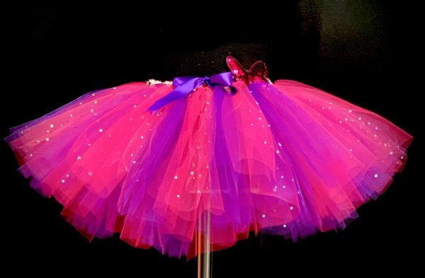 CUSTOM MADE Child tutu – TODDLER PURPLE-PINK Sparkle Tutu Fits up to 1yr - Image 3